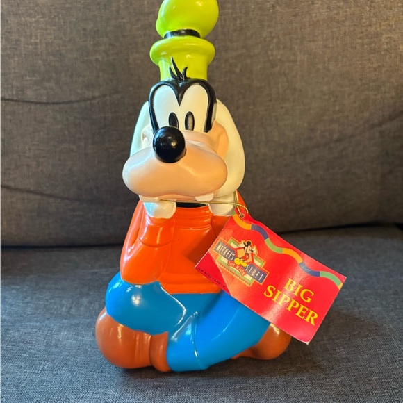 Disney Other - NWT Vintage Disney Goofy Big Sipper - Orange, Blue, Green